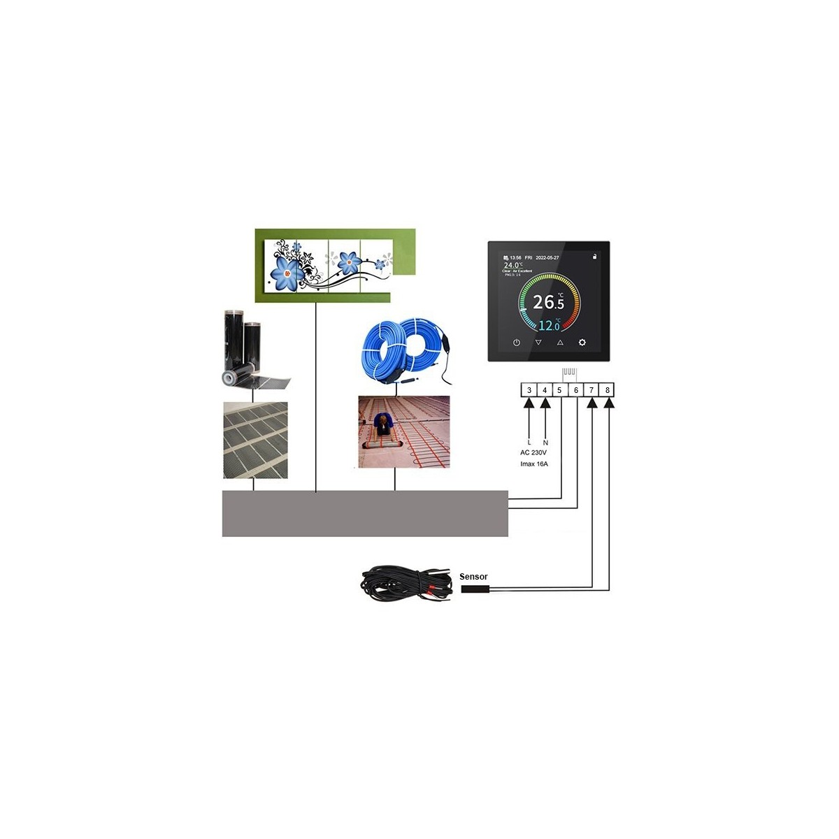 Thermostat-connecté-plancher-chauffant-HYT001-WE